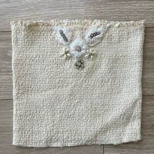 Free People Embellished Crop Top Size XS